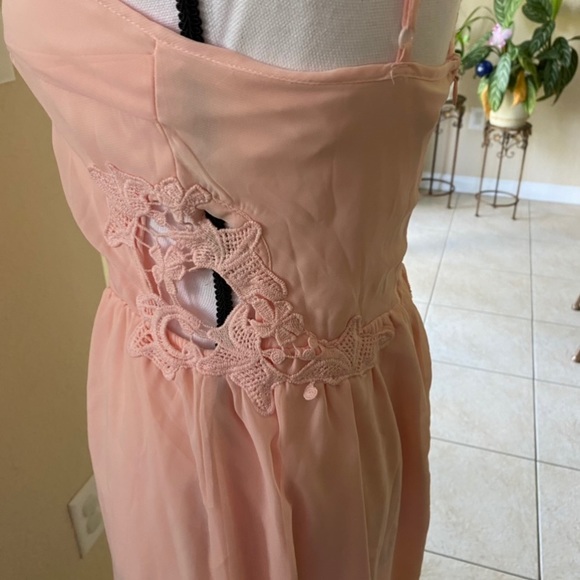 Charming Charlie Blush Dress Size Small - Picture 2 of 10